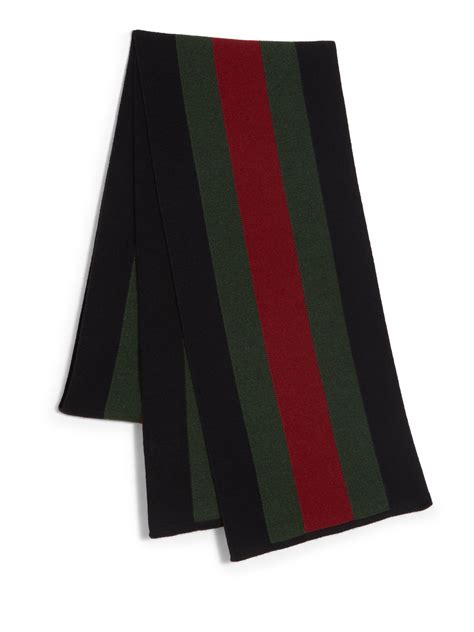 gucci logo scarf black|gucci signature scarf.